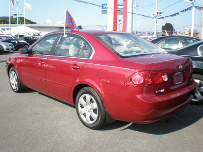 kia optima 2008 red sedan gasoline 4 cylinders front wheel drive automatic 13502