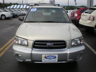 subaru forester 2005 gold suv 2 5 xs ll bean gasoline 4 cylinders all whee drive automatic 13502