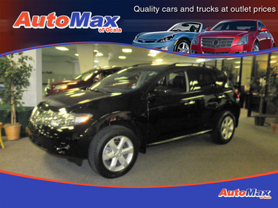 nissan murano 2009 black suv sl gasoline 6 cylinders front wheel drive automatic 34474