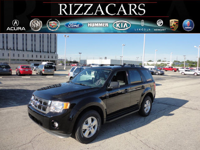 ford escape 2012 black suv xlt awd flex fuel 6 cylinders all whee drive automatic with overdrive 60546