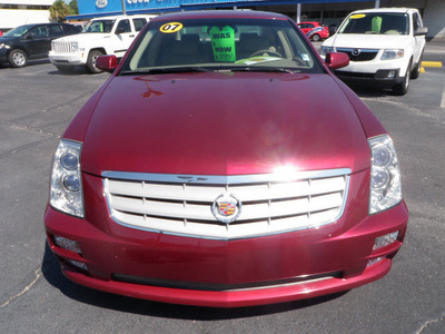 cadillac sts 2007 red sedan v6 gasoline 6 cylinders automatic 32401