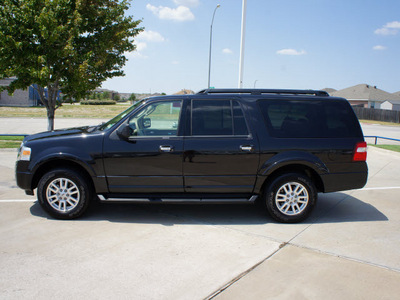 ford expedition el 2011 black suv xlt flex fuel 8 cylinders 2 wheel drive automatic 76108