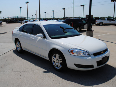 chevrolet impala 2007 white sedan lt gasoline 6 cylinders front wheel drive automatic 76087