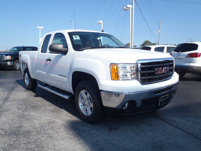 gmc sierra 1500 2011 white sle flex fuel 8 cylinders 4 wheel drive automatic with overdrive 28557