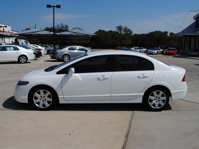 honda civic 2008 white sedan gasoline 4 cylinders front wheel drive automatic 76087