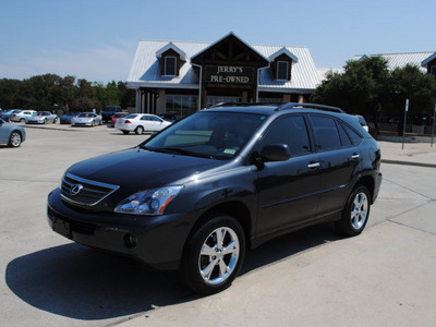 lexus rx 400h 2008 black suv gasoline 6 cylinders all whee drive automatic 76087