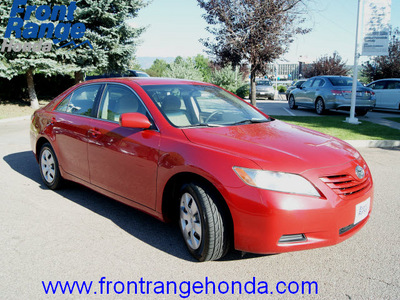toyota camry 2007 barcelona red sedan le gasoline 4 cylinders front wheel drive automatic 80910