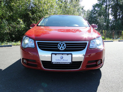 volkswagen eos 2007 red 3 2l gasoline 6 cylinders front wheel drive automatic 98226