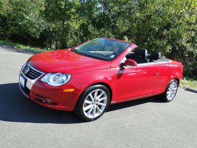 volkswagen eos 2007 red 3 2l gasoline 6 cylinders front wheel drive automatic 98226