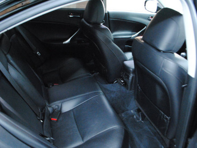 lexus is 250 2008 obsidian black sedan gasoline 6 cylinders rear wheel drive automatic 91731