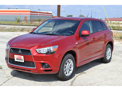 mitsubishi outlander sport 2011 dk  red es gasoline 4 cylinders front wheel drive automatic 76903