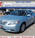 toyota camry 2009 blue sedan le gasoline 4 cylinders front wheel drive automatic 75228