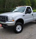 ford f 250 super duty 2004 silver pickup truck xl gasoline 8 cylinders 4 wheel drive not specified 44024