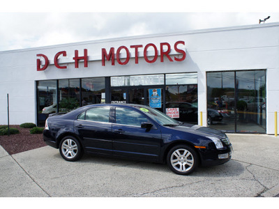 ford fusion 2008 black sedan v6 sel gasoline 6 cylinders front wheel drive 6 speed automatic 07724