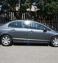 honda civic 2009 gray sedan lx gasoline 4 cylinders front wheel drive automatic 93955