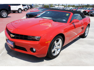 chevrolet camaro 2012 red lt gasoline 6 cylinders rear wheel drive 6 spd auto whls,19in 48  77090