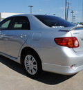 toyota corolla 2009 silver sedan s gasoline 4 cylinders front wheel drive automatic 75228