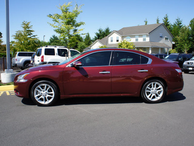 nissan maxima 2010 dk  red sedan gasoline 6 cylinders front wheel drive automatic 98371