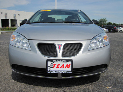 pontiac g6 2007 silver coupe gt gasoline 6 cylinders front wheel drive automatic 46410