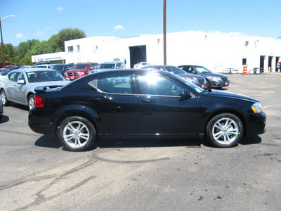 dodge avenger 2011 black sedan heat flex fuel 6 cylinders front wheel drive automatic 80301