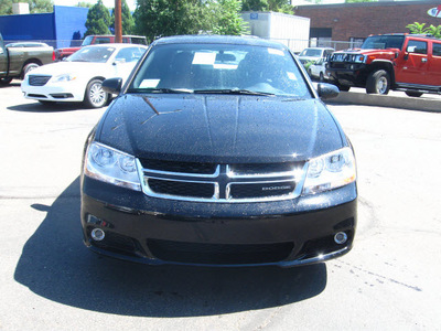 dodge avenger 2011 black sedan heat flex fuel 6 cylinders front wheel drive automatic 80301