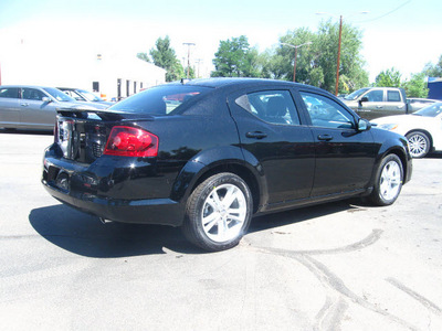 dodge avenger 2011 black sedan heat flex fuel 6 cylinders front wheel drive automatic 80301