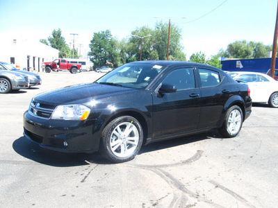 dodge avenger 2011 black sedan heat flex fuel 6 cylinders front wheel drive automatic 80301