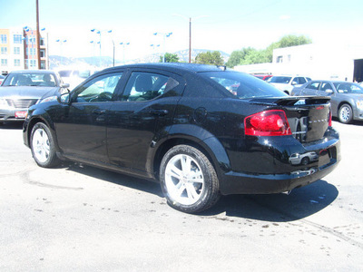 dodge avenger 2011 black sedan heat flex fuel 6 cylinders front wheel drive automatic 80301