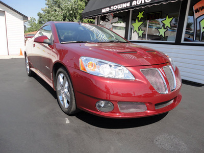 pontiac g6 2008 red coupe gxp gasoline 6 cylinders front wheel drive automatic 45005