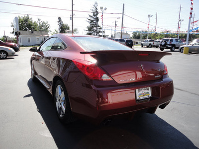 pontiac g6 2008 red coupe gxp gasoline 6 cylinders front wheel drive automatic 45005