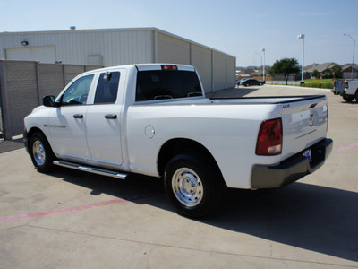 ram ram pickup 1500 2011 white pickup truck st gasoline 6 cylinders 2 wheel drive automatic 76108