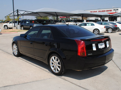 cadillac cts 2007 black sedan gasoline 6 cylinders rear wheel drive automatic 76087