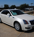 cadillac cts 2012 white diam sedan 3 0l luxury gasoline 6 cylinders rear wheel drive automatic 76087