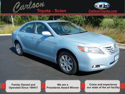 toyota camry 2007 lt  blue sedan xle gasoline 4 cylinders front wheel drive automatic 55448