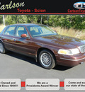 ford crown victoria 2001 red sedan lx gasoline 8 cylinders rear wheel drive automatic 55448