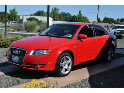audi a4 2007 red sedan 2 0t quattro gasoline 4 cylinders all whee drive automatic 99352