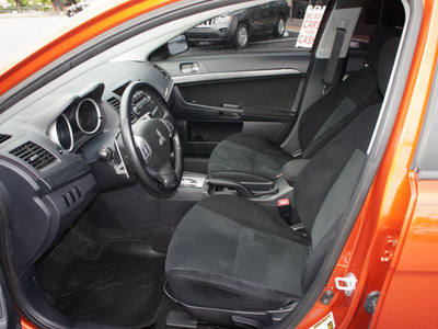 mitsubishi lancer 2009 orange sedan gts gasoline 4 cylinders front wheel drive automatic 33021