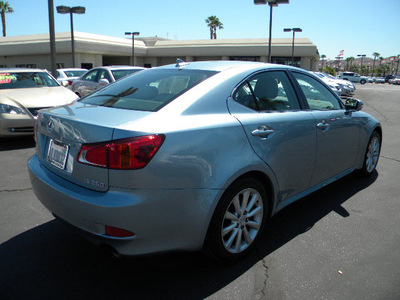 lexus is 250 2009 lt  blue sedan gasoline 6 cylinders rear wheel drive automatic 92235