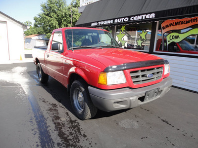 ford ranger 2002 red pickup truck xl gasoline 4 cylinders rear wheel drive automatic 45005