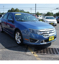 ford fusion 2010 sport blue sedan sport gasoline 6 cylinders all whee drive automatic 07724