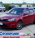 ford focus 2011 dk  red sedan sport ses gasoline 4 cylinders front wheel drive automatic 62708