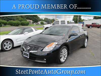 nissan altima 2009 black coupe gasoline 6 cylinders front wheel drive standard 13350