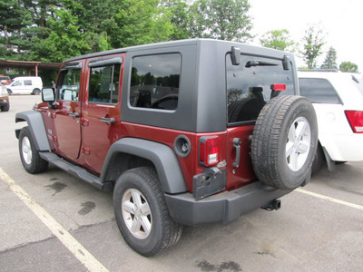 jeep wrangler unlimited 2008 red suv x gasoline 6 cylinders 4 wheel drive automatic with overdrive 13502