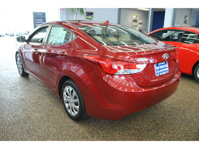 hyundai elantra 2012 red sedan gls gasoline 4 cylinders front wheel drive automatic 94010