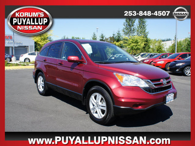 honda cr v 2010 red suv ex l gasoline 4 cylinders all whee drive automatic 98371