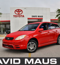 toyota matrix 2004 red hatchback xr gasoline 4 cylinders front wheel drive automatic 32771