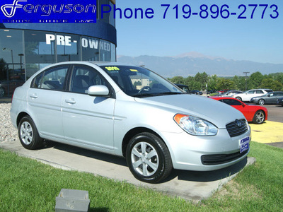 hyundai accent 2010 silver sedan gls gasoline 4 cylinders front wheel drive automatic 80910