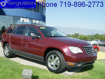 chrysler pacifica 2008 deep crimson suv touring gasoline 6 cylinders front wheel drive automatic 80910