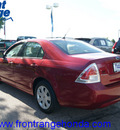 ford fusion 2008 redfire sedan i4 gasoline 4 cylinders front wheel drive automatic 80910