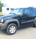 jeep liberty 2002 black suv sport gasoline v6 4 wheel drive automatic 80504